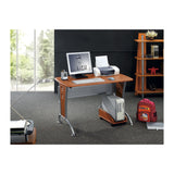 Techni Mobili Computer Desk with CPU Caddy Dark Honey