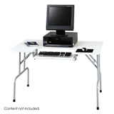 Folding Computer Table, 48 x 30", Gray-GR