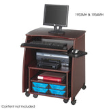 28" Picco Duo Computer Workstation, Mahogany-MH