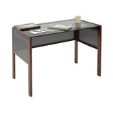 Studio Office Line II 42" Side Desk / Sonoma Brown / Pewter