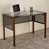 Studio Office Line II 42" Side Desk / Sonoma Brown / Pewter