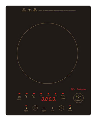 Sunpentown 1300W Induction in Black (Built-In/Countertop)