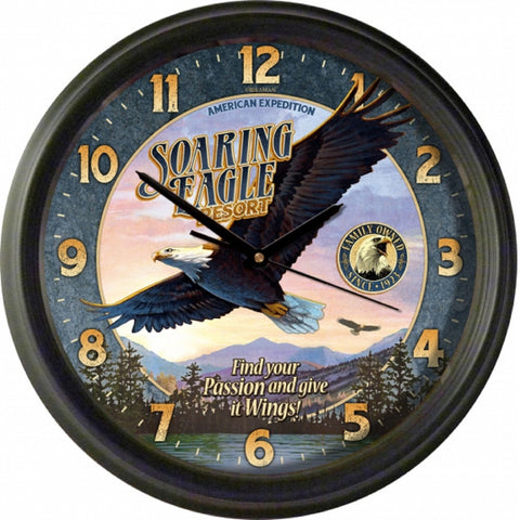 American Expedition Vintage Soaring Eagle Resort Clock