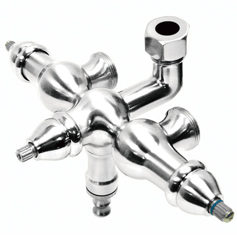 Kingston Brass ABT400-1 Vintage Down Spout Faucet, Polished Chrome - Polished Chrome