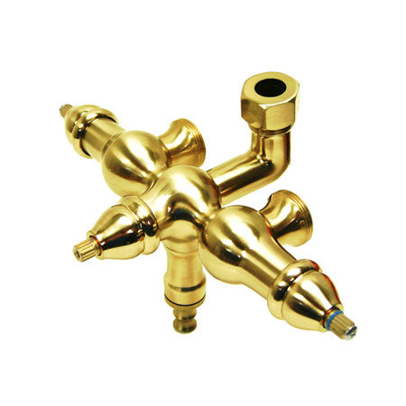 Kingston Brass ABT400-2 Vintage Down Spout Faucet, Polished Brass - Polished Brass