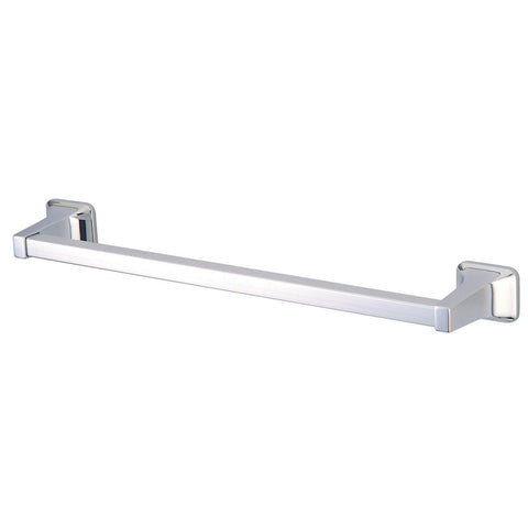 Kingston Brass BA012C American 18" Towel Bar, Polished Chrome - Polished Chrome