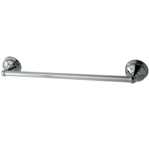 Kingston Brass BA1162BK Water Onyx 18 inch Towel Bar, Black Stainless Steel - Black Stainless Steel