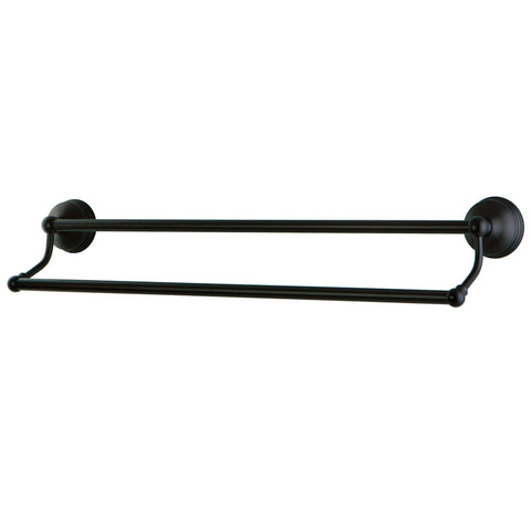 Kingston Brass BA116318ORB Vintage 18" Dual Towel Bar, Oil Rubbed Bronze - Oil Rubbed Bronze