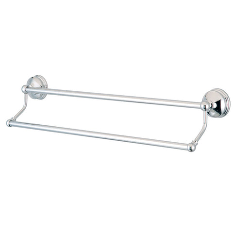 Kingston Brass BA1163C Vintage 24" Dual Towel Bar, Chrome - Polished Chrome