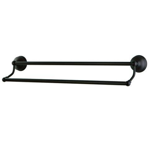 Kingston Brass BA1163ORB Vintage 24" Dual Towel Bar, Oil Rubbed Bronze - Oil Rubbed Bronze