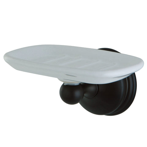 Kingston Brass BA1165ORB Vintage Wall-Mount Soap Dish, Oil Rubbed Bronze - Oil Rubbed Bronze