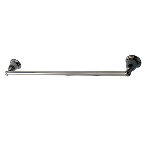 Kingston Brass BA1752BK Water Onyx 18 inch Towel Bar, Black Stainless Steel - Black Stainless Steel