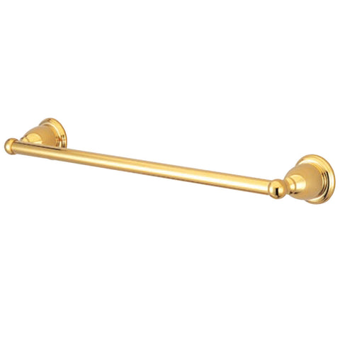 Kingston Brass BA1752PB Heritage 18" Towel Bar, Polished Brass - Polished Brass