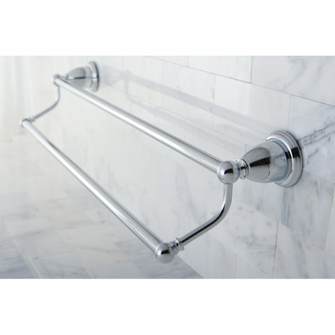 Kingston Brass BA1753C Heritage 24" Dual Towel Bar, Chrome - Polished Chrome
