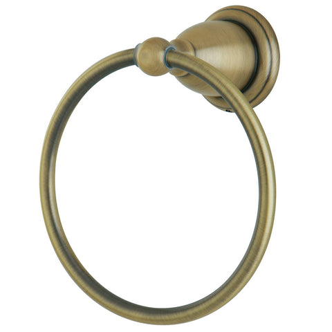 Kingston Brass BA1754AB Heritage Towel Ring, Vintage Brass - Vintage Brass