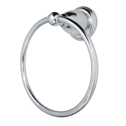Kingston Brass BA1754C Heritage Towel Ring, Chrome - Polished Chrome
