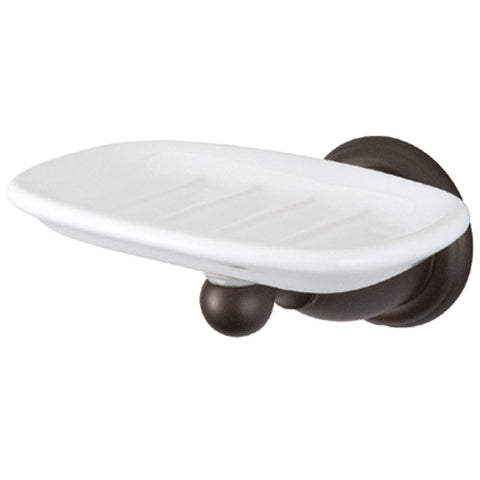 Kingston Brass BA1755ORB Heritage Wall-Mount Soap Dish, Oil Rubbed Bronze - Oil Rubbed Bronze