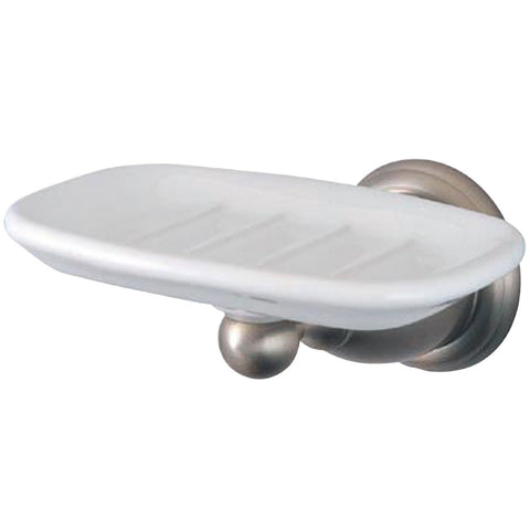 Kingston Brass BA1755SN Heritage Wall-Mount Soap Dish, Satin Nickel - Satin Nickel
