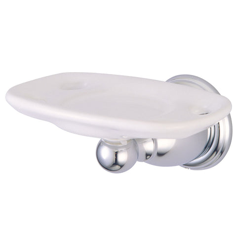 Kingston Brass BA1756C Heritage Toothbrush with Tumbler Holders, Chrome - Polished Chrome