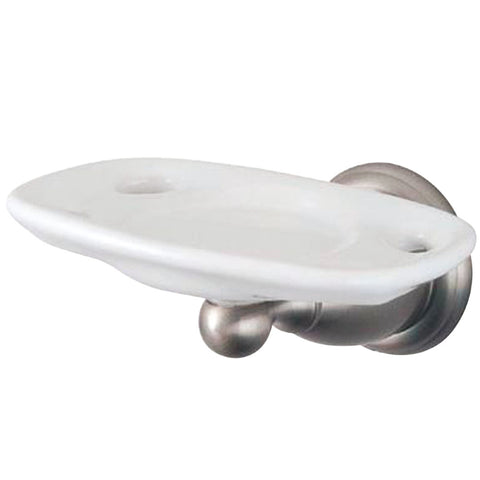 Kingston Brass BA1756SN Heritage Toothbrush with Tumbler Holders, Satin Nickel - Satin Nickel