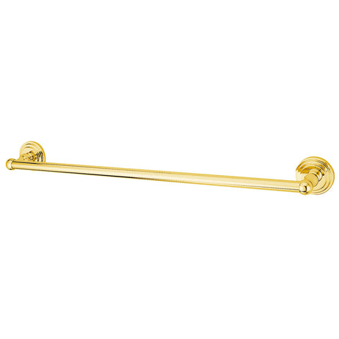 Kingston Brass BA2711PB Milano 24" Towel Bar, Polished Brass - Polished Brass