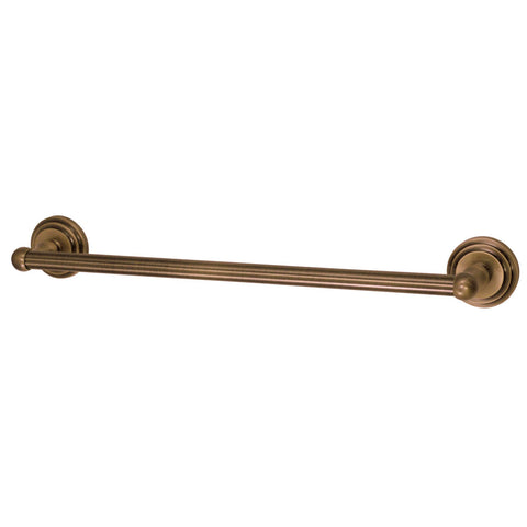 Kingston Brass BA2712AB Milano 18" Towel Bar, Vintage Brass - Vintage Brass