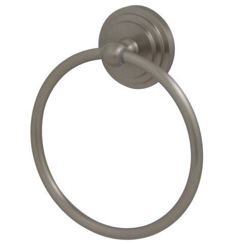 Kingston Brass BA2714SN Milano Towel Ring, Satin Nickel - Satin Nickel