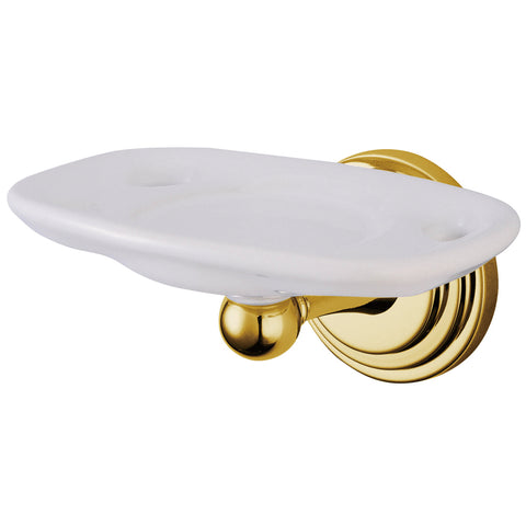 Kingston Brass BA2716PB Milano Toothbrush with Tumbler Holders, Polished Brass - Polished Brass