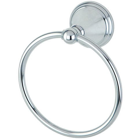 Kingston Brass BA2974C Governor Towel Ring, Chrome - Polished Chrome