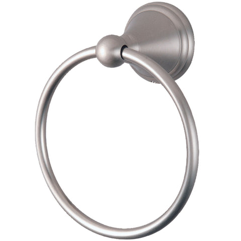 Kingston Brass BA2974SN Governor Towel Ring, Satin Nickel - Satin Nickel