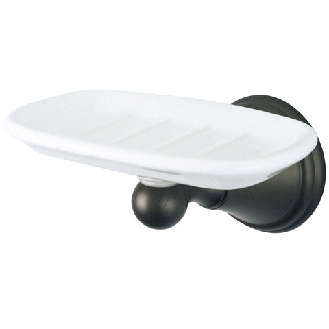 Kingston Brass BA2975ORB Governor Wall-Mount Soap Dish, Oil Rubbed Bronze - Oil Rubbed Bronze