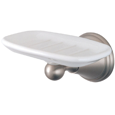 Kingston Brass BA2975SN Governor Wall-Mount Soap Dish, Satin Nickel - Satin Nickel