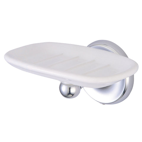 Kingston Brass BA315C Classic Soap Dish, Polished Chrome - Polished Chrome