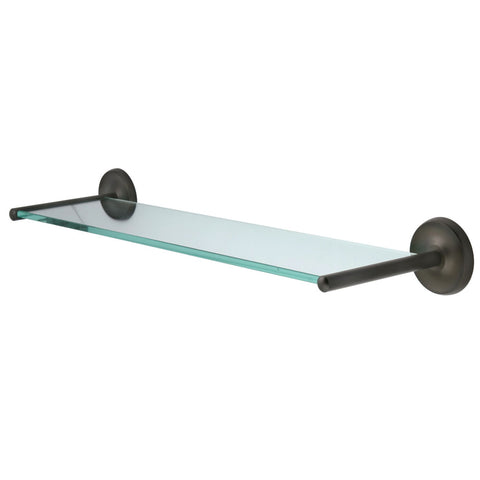 Kingston Brass BA319ORB Classic Glass Shelf, Oil Rubbed Bronze - Oil Rubbed Bronze