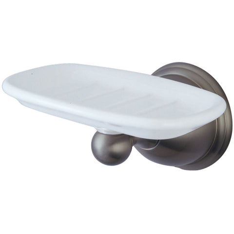 Kingston Brass BA3965SN Restoration Wall-Mount Soap Dish, Satin Nickel - Satin Nickel