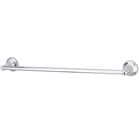Kingston Brass BA4811C Metropolitan 24" Towel Bar, Chrome - Polished Chrome