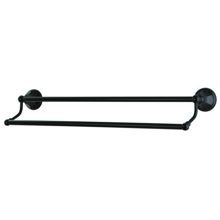 Kingston Brass BA481318ORB Metropolitan 18" Dual Towel Bar, Oil Rubbed Bronze - Oil Rubbed Bronze