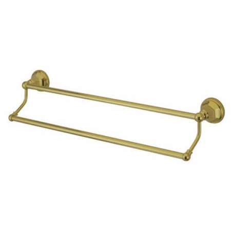 Kingston Brass BA481318PB Metropolitan 18" Dual Towel Bar, Polished Brass - Polished Brass