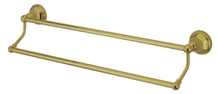 Kingston Brass BA4813PB Metropolitan 24" Dual Towel Bar, Polished Brass - Polished Brass