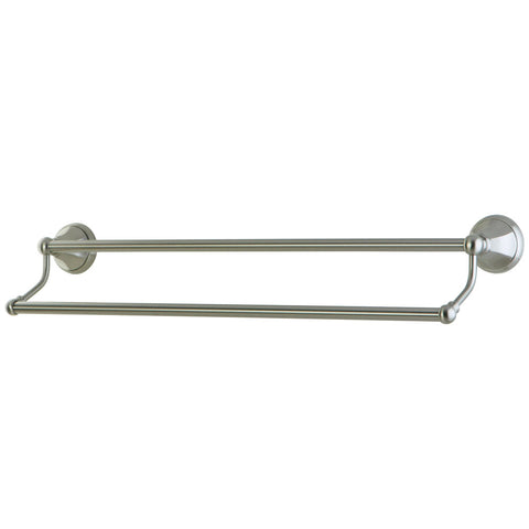 Kingston Brass BA4813SN Metropolitan 24" Dual Towel Bar, Satin Nickel - Satin Nickel