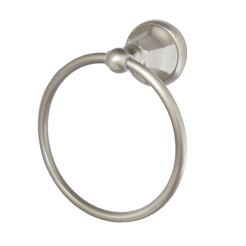 Kingston Brass BA4814SN Metropolitan Towel Ring, Satin Nickel - Satin Nickel