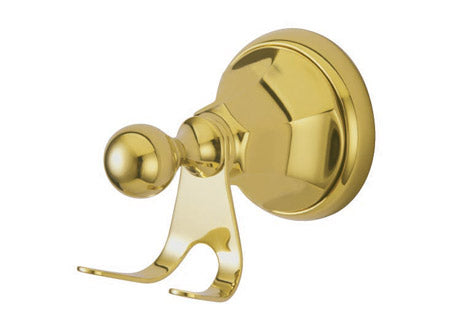 Kingston Brass BA4817PB Metropolitan Robe Hook, Polished Brass - Polished Brass