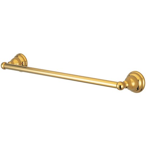 Kingston Brass BA5562PB Royale 18" Towel Bar, Polished Brass - Polished Brass