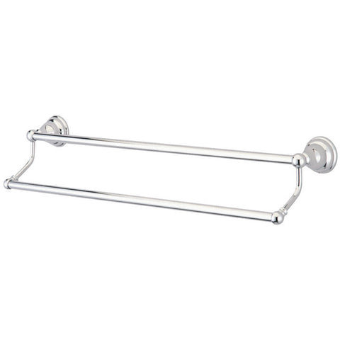 Kingston Brass BA556318C Royale 18" Dual Towel Bar, Chrome - Polished Chrome