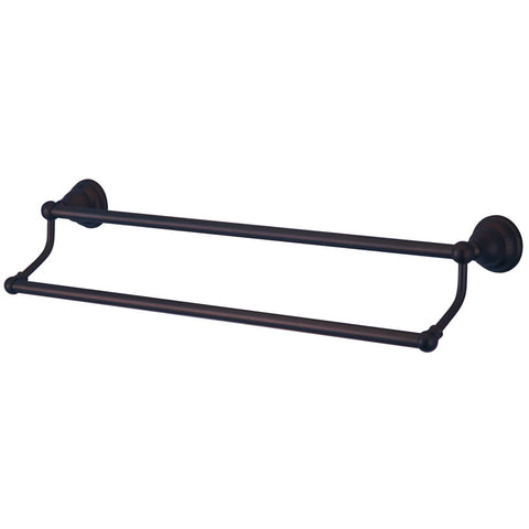Kingston Brass BA556318ORB Royale 18" Dual Towel Bar, Oil Rubbed Bronze - Oil Rubbed Bronze
