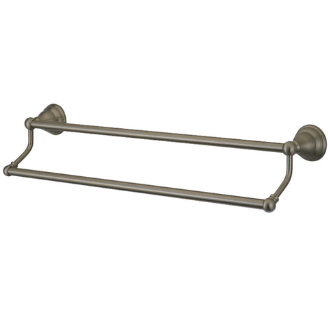 Kingston Brass BA556318SN Royale 18" Dual Towel Bar, Satin Nickel - Satin Nickel