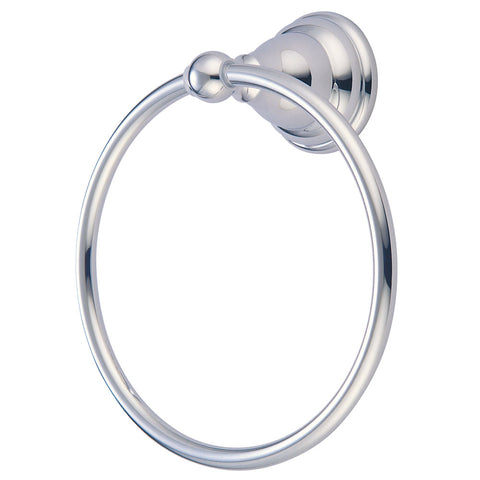 Kingston Brass BA5564C Royale Towel Ring, Chrome - Polished Chrome