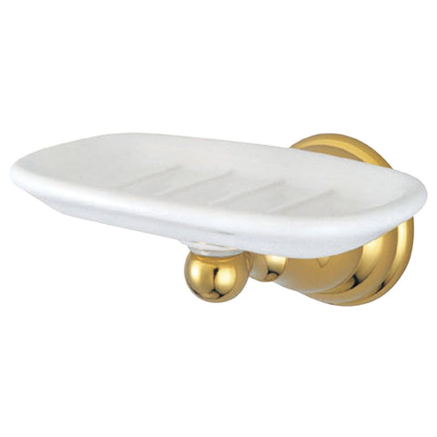 Kingston Brass BA5565PB Royale Wall-Mount Soap Dish, Polished Brass - Polished Brass