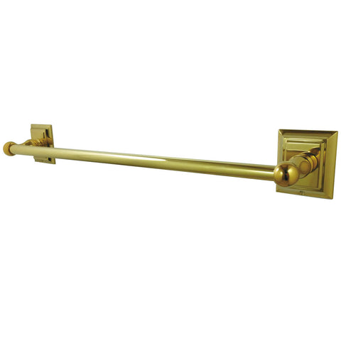 Kingston Brass BA6011PB Millennium 24" Towel Bar, Polished Brass - Polished Brass