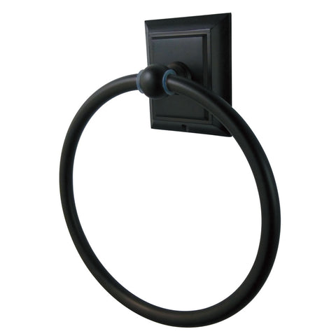 Kingston Brass BA6014ORB Millennium Towel Ring, Oil Rubbed Bronze - Oil Rubbed Bronze